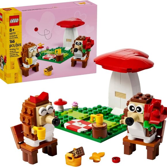 NEW LEGO Hedgehog Picnic Date 40711 Building Toy Animal Figures Playset Toys and - Picture 10 of 16